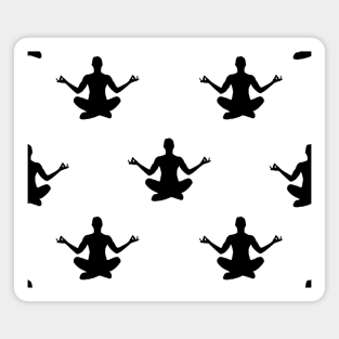 Spiritual Yoga Pose Magnet